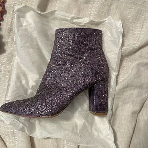 Betsy Johnson rhinestone boots